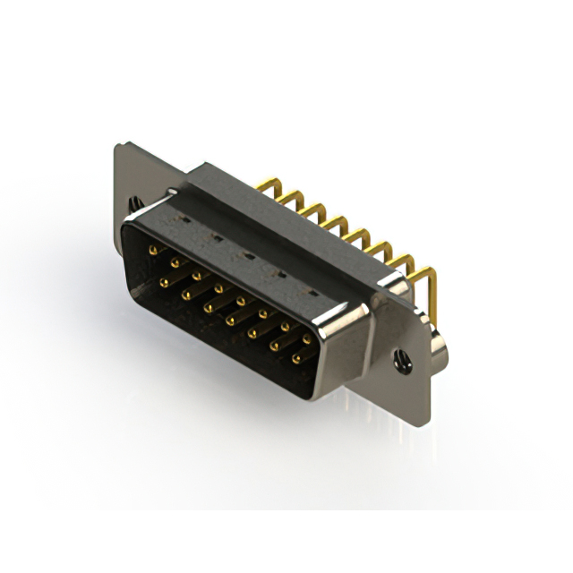CONN D-SUB PLUG 15POS R/A SOLDER