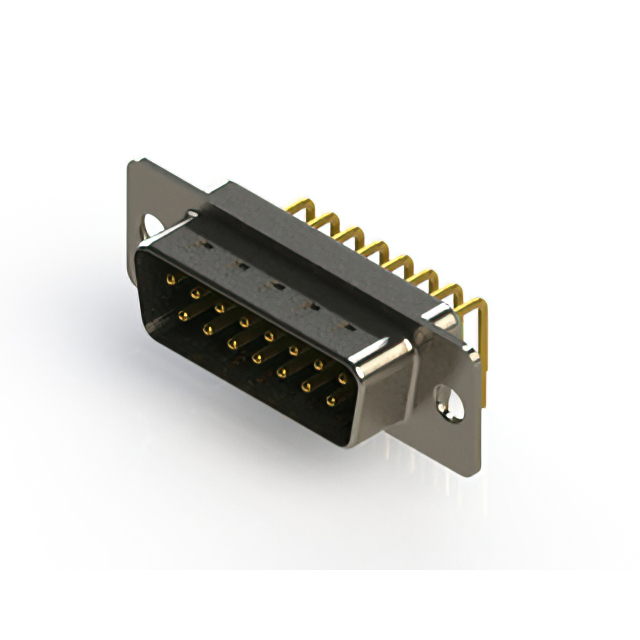 CONN D-SUB PLUG 15POS R/A SOLDER