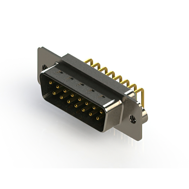 CONN D-SUB PLUG 15POS R/A SOLDER