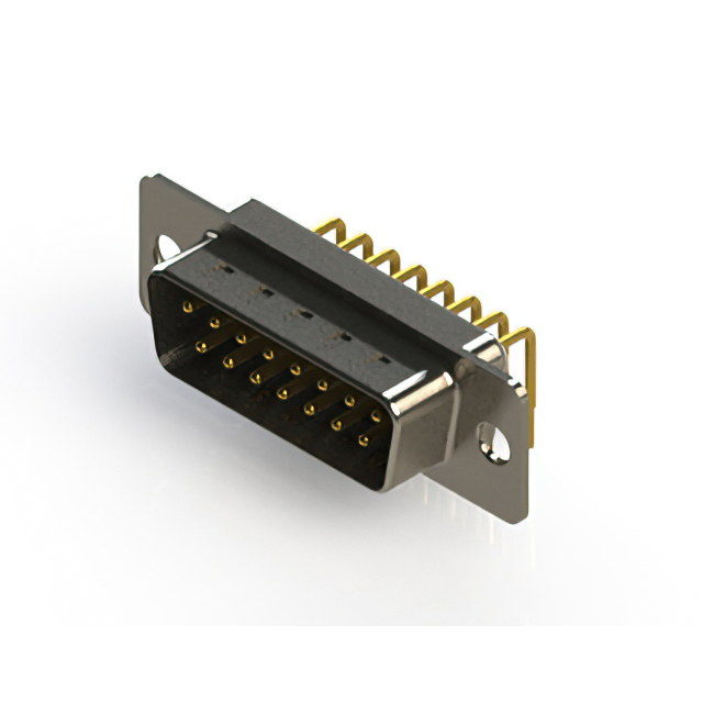 CONN D-SUB PLUG 15POS R/A SOLDER