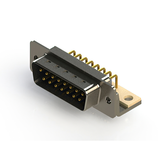 CONN D-SUB PLUG 15POS R/A SOLDER