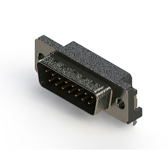 CONN D-SUB PLUG 15POS R/A SOLDER