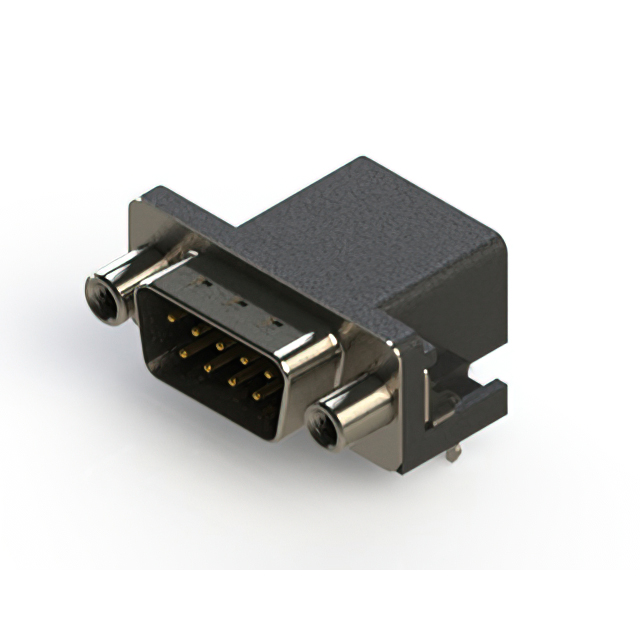 CONN D-SUB PLUG 9POS R/A SOLDER