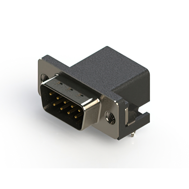 CONN D-SUB PLUG 9POS R/A SOLDER