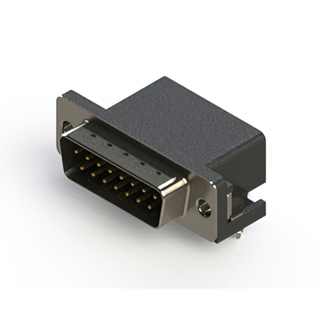 CONN D-SUB PLUG 15POS R/A SOLDER