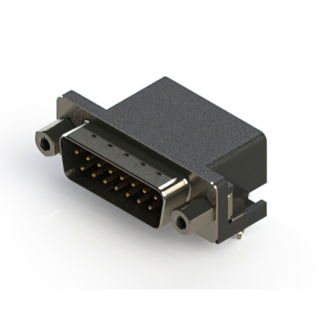 CONN D-SUB PLUG 15POS R/A SOLDER