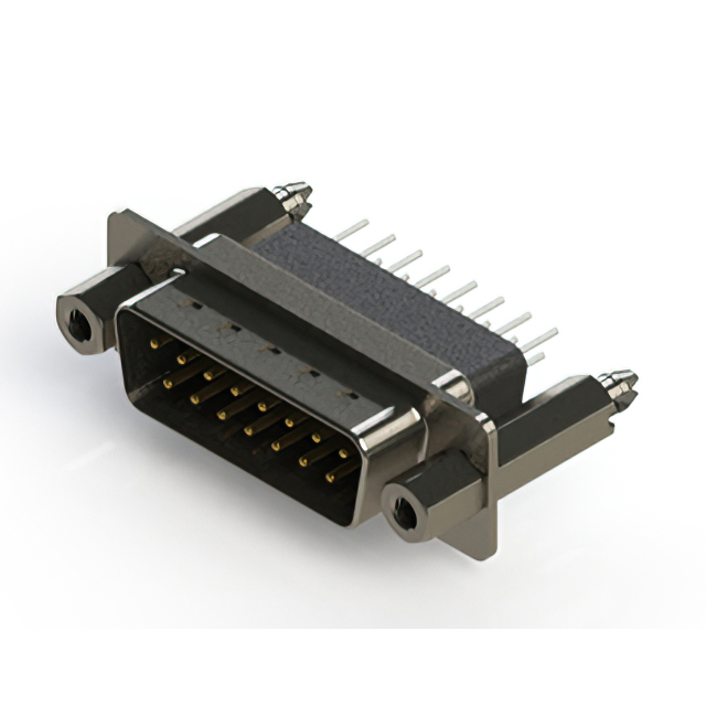 CONN D-SUB PLUG 15POS VERT SLDR