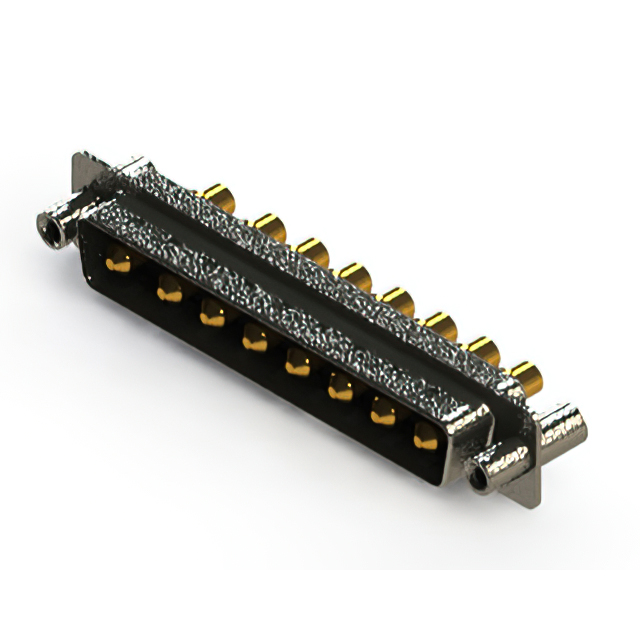 CONN D-SUB PLG 8POS PNL MNT SLDR
