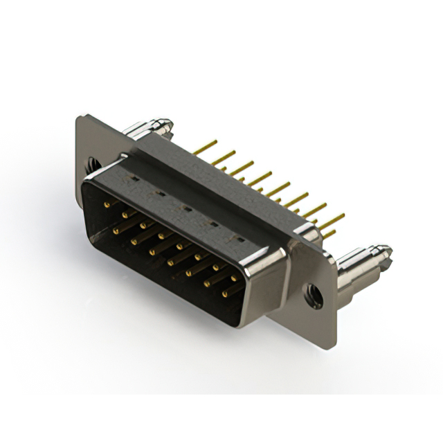 CONN D-SUB PLUG 15POS VERT SLDR