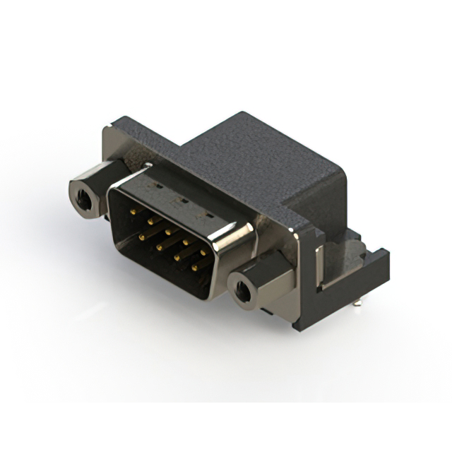 CONN D-SUB PLUG 9POS R/A SOLDER