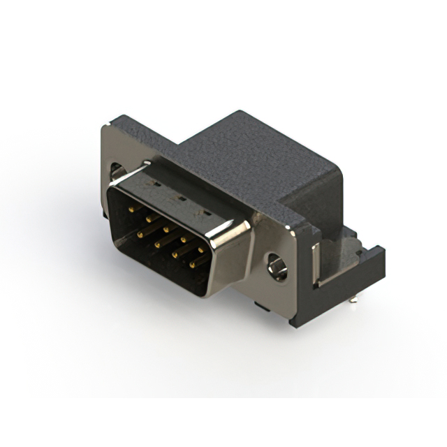 CONN D-SUB PLUG 9POS R/A SOLDER