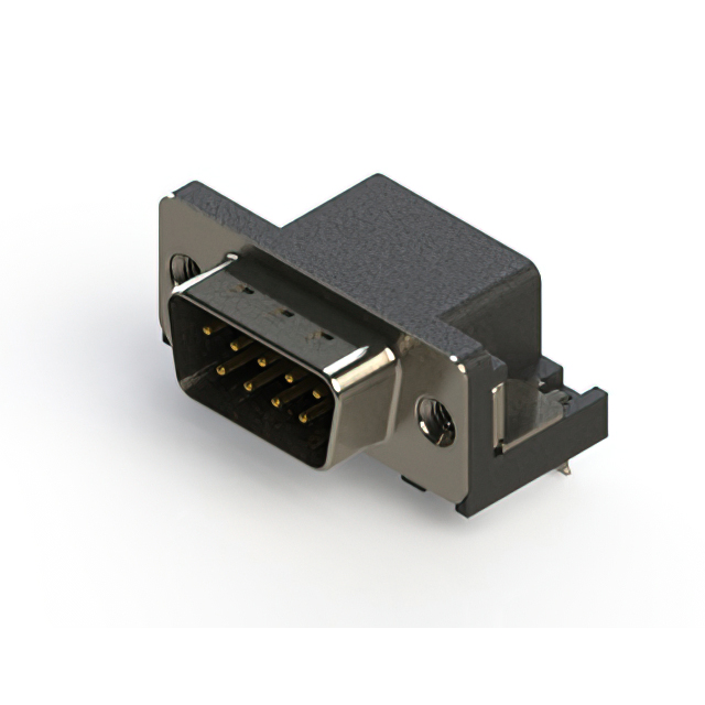 CONN D-SUB PLUG 9POS R/A SOLDER
