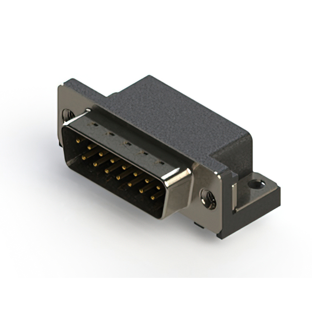 CONN D-SUB PLUG 15POS R/A SOLDER
