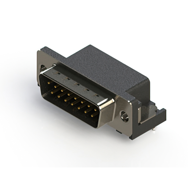 CONN D-SUB PLUG 15POS R/A SOLDER