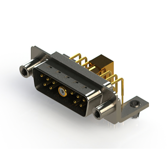 CONN D-SUB PLUG 11POS R/A SOLDER