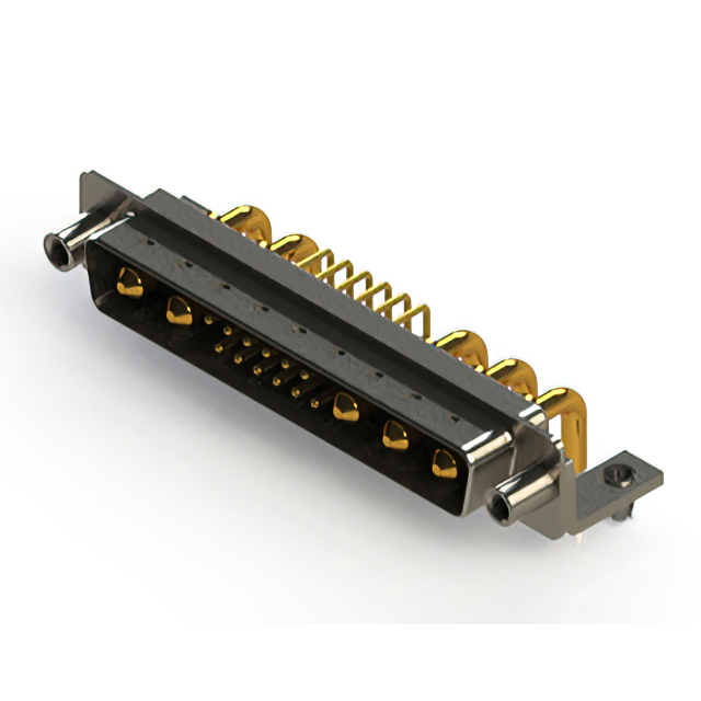CONN D-SUB PLUG 17POS R/A SOLDER