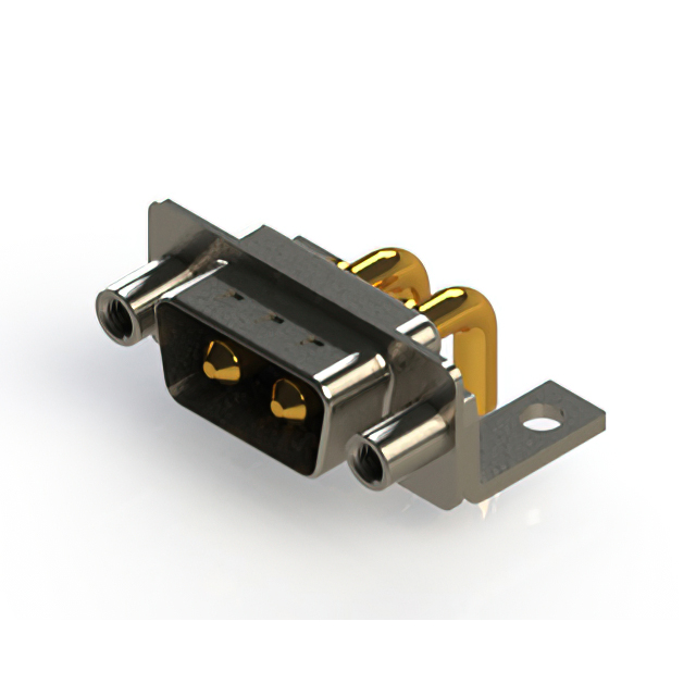 CONN D-SUB PLUG 2POS R/A SOLDER