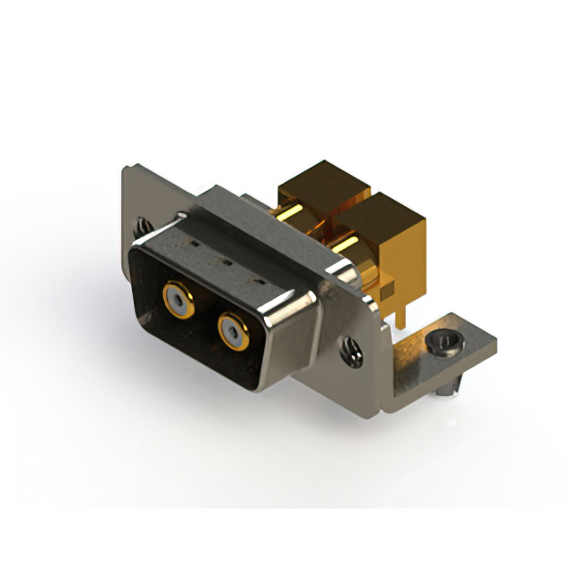 CONN D-SUB PLUG 2POS R/A SOLDER