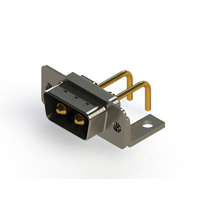 CONN D-SUB PLUG 2POS R/A SOLDER