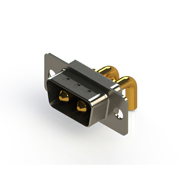 CONN D-SUB PLUG 2POS R/A SOLDER