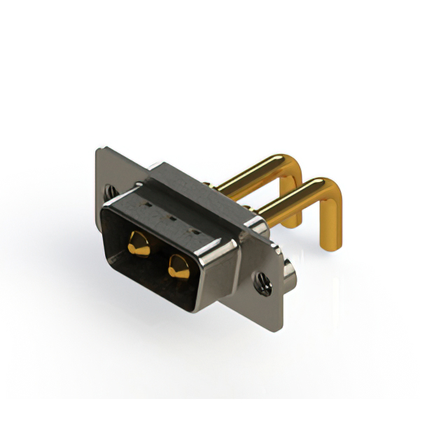 CONN D-SUB PLUG 2POS R/A SOLDER