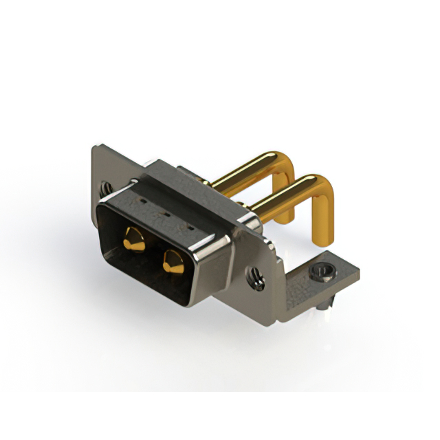 CONN D-SUB PLUG 2POS R/A SOLDER