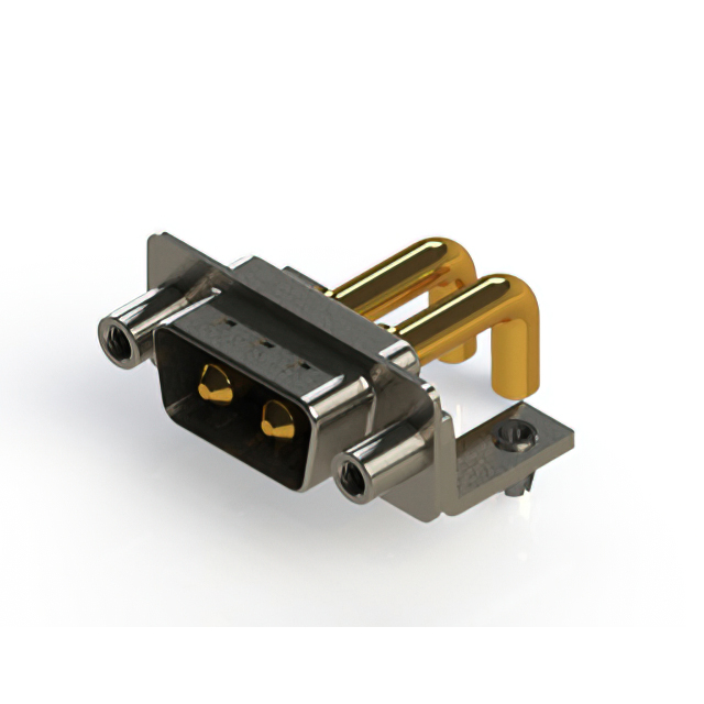 CONN D-SUB PLUG 2POS R/A SOLDER