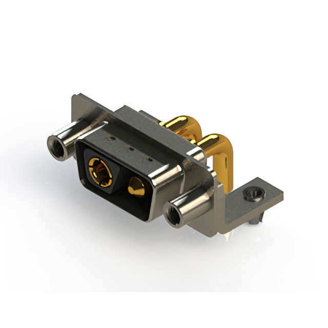 CONN D-SUB PLUG 2POS R/A SOLDER