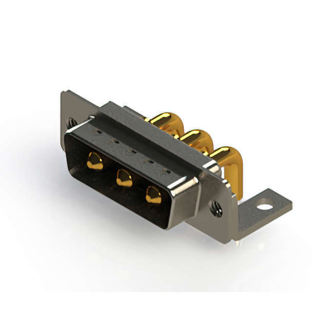 CONN D-SUB PLUG 3POS R/A SOLDER