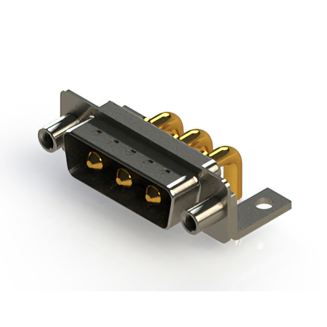 CONN D-SUB PLUG 3POS R/A SOLDER