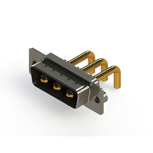 CONN D-SUB PLUG 3POS R/A SOLDER