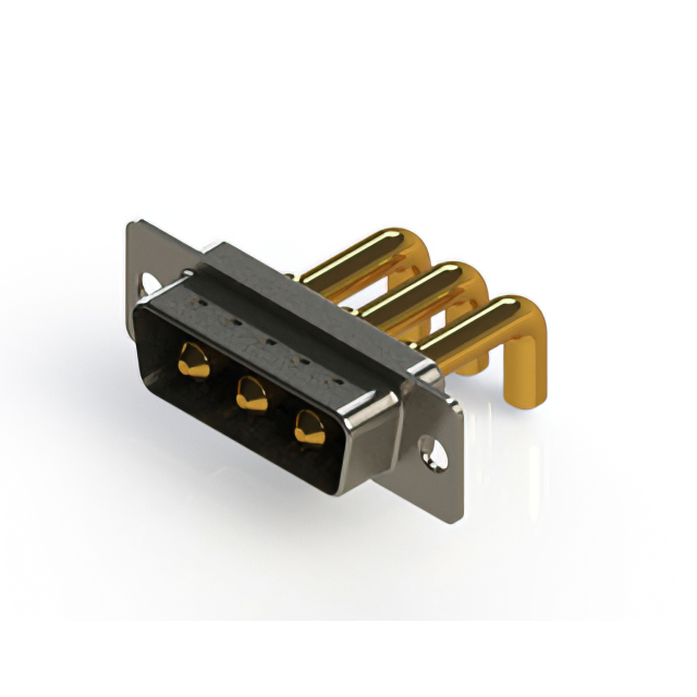 CONN D-SUB PLUG 3POS R/A SOLDER
