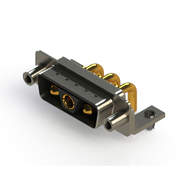 CONN D-SUB PLUG 3POS R/A SOLDER