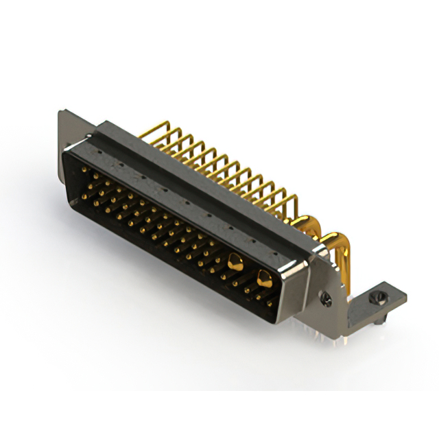 CONN D-SUB PLUG 43POS R/A SOLDER