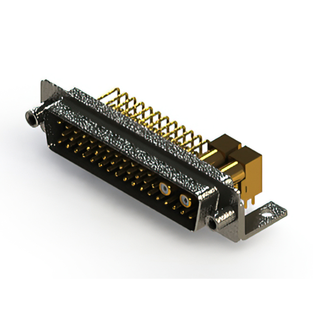 CONN D-SUB PLUG 43POS R/A SOLDER