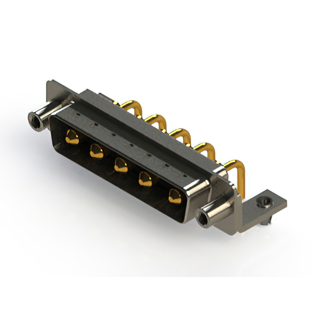 CONN D-SUB PLUG 5POS R/A SOLDER