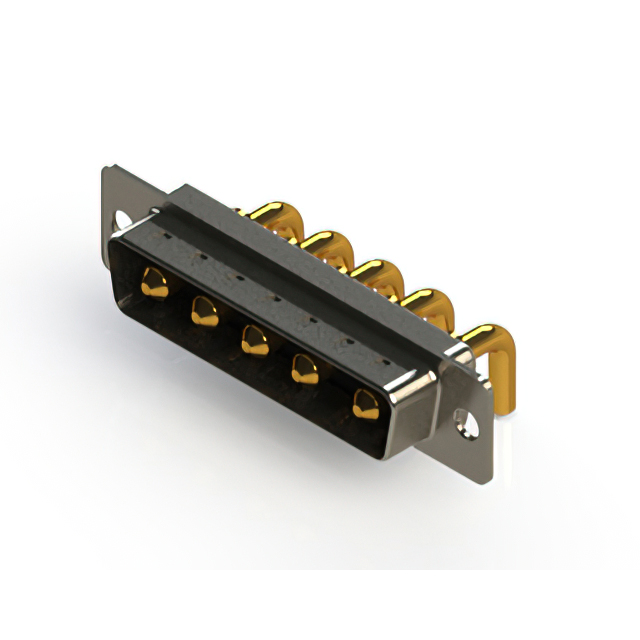 CONN D-SUB PLUG 5POS R/A SOLDER