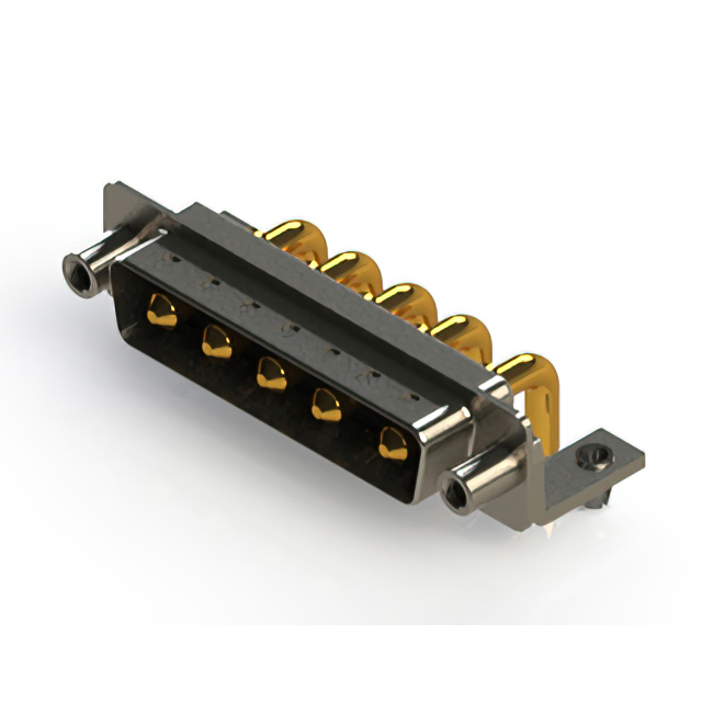 CONN D-SUB PLUG 5POS R/A SOLDER