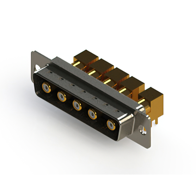 CONN D-SUB PLUG 5POS R/A SOLDER
