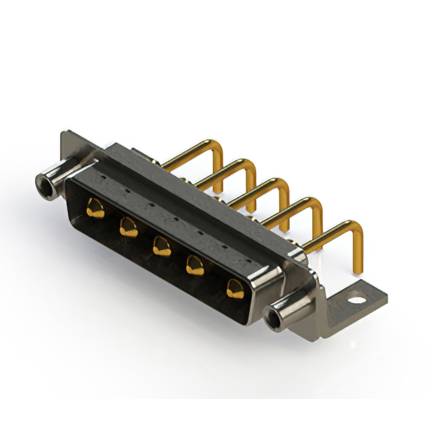 CONN D-SUB PLUG 5POS R/A SOLDER