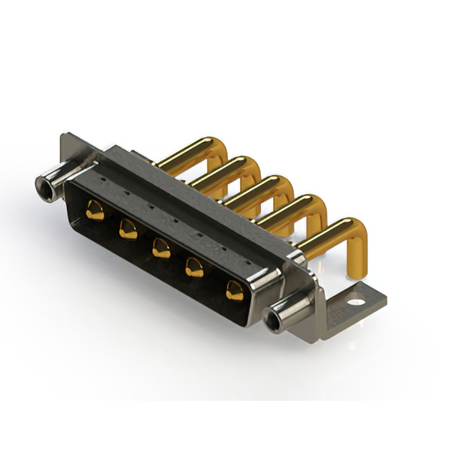 CONN D-SUB PLUG 5POS R/A SOLDER