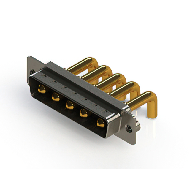 CONN D-SUB PLUG 5POS R/A SOLDER