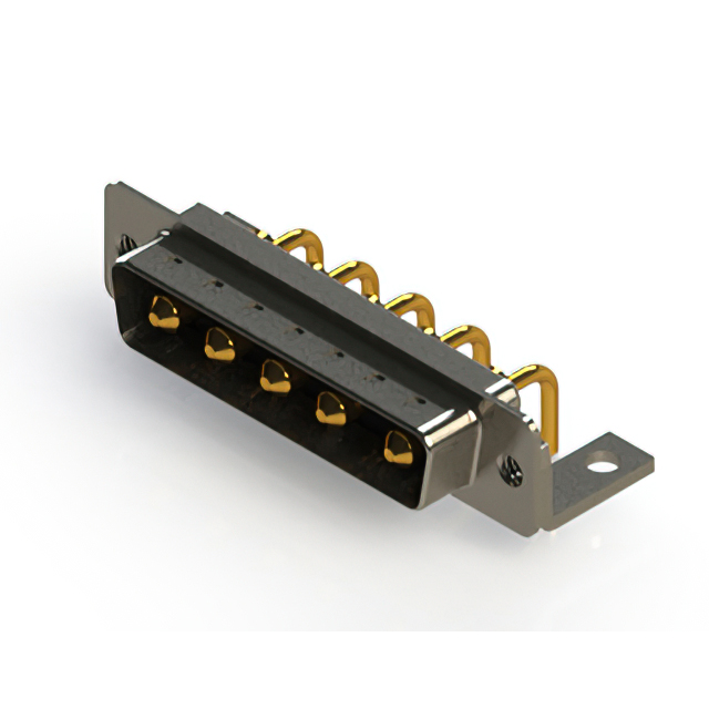 CONN D-SUB PLUG 5POS R/A SOLDER