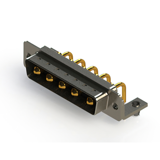 CONN D-SUB PLUG 5POS R/A SOLDER
