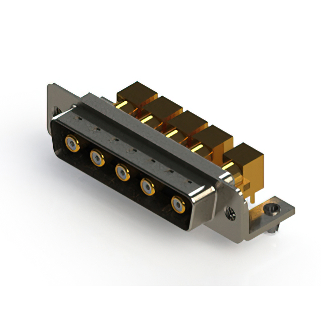 CONN D-SUB PLUG 5POS R/A SOLDER