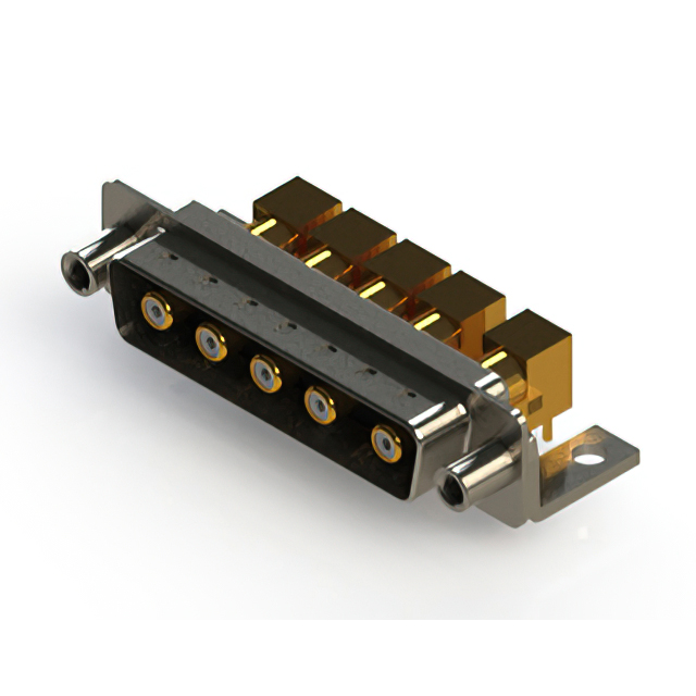CONN D-SUB PLUG 5POS R/A SOLDER