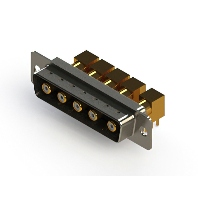 CONN D-SUB PLUG 5POS R/A SOLDER