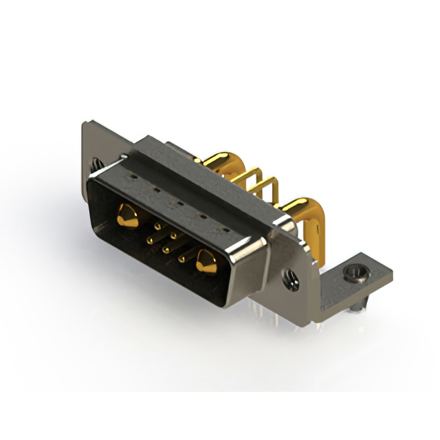 CONN D-SUB PLUG 7POS R/A SOLDER