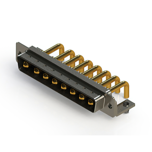CONN D-SUB PLUG 8POS R/A SOLDER