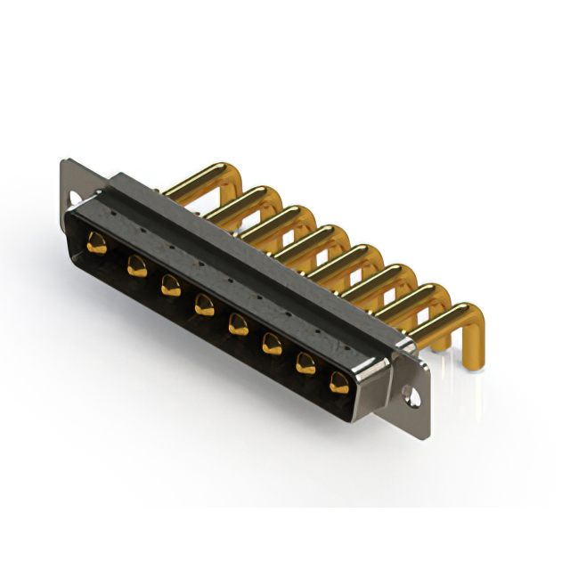 CONN D-SUB PLUG 8POS R/A SOLDER